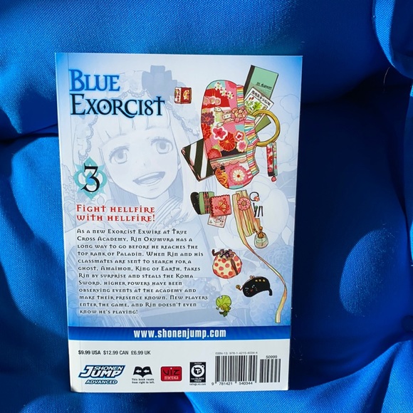 Anime Comics Blue Exorcist Volume 3 Fuimation By Kazue Kato ExcellentCondition - Picture 2 of 11